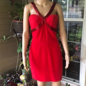 Niteline by Della Roufogali Red Cocktail Dress size 4